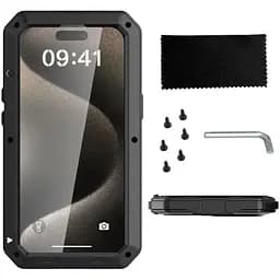 Протиударний чохол Primo Doom Armor для смартфона Apple iPhone 15 Pro Max Black - мініатюра 2