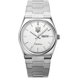 Годинник наручний Skmei 8829 з тризубцем Україна на браслеті Сріблястий (IBW909SO)