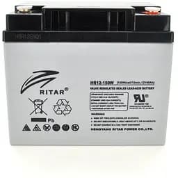 Аккумуляторная батарея AGM RITAR HR12150W, Gray Case, 12V 40.0Ah ( 198 х 166 х 169 (169 ) 12.40kg Q1/48