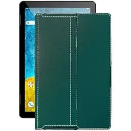 Чохол StatusCASE з екошкіри для планшету Umax VisionBook 10A LTE Тм. Бірюзовий