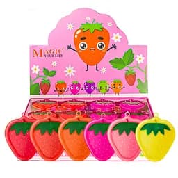 Бальзам для губ Magic Lip Balm LS 999 Клубничка (6 шт. в ассортименте)