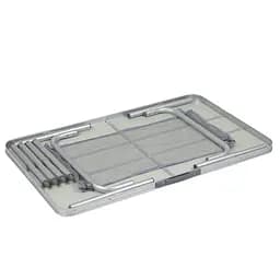 Складний стіл Bo-Camp Premium 100x60 cm Grey (1404406), Сірий - мініатюра 3