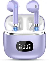 Беспроводные наушники Bluetooth 5.3 с 4 микрофонами с шумоподавлением ENC - HiFi Stereo Deep Bass - 40 часов