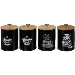 Набор металлических емкостей для кухни RUHHY 24578 4 шт. герметичные 1.5 л