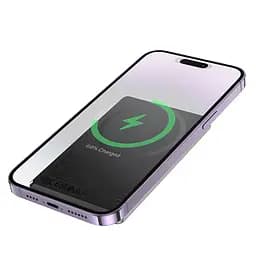 Зовнішній акумулятор Borofone BJ50 5000mAh 20W магнітний з функцією бездротової зарядки сірий - мініатюра 5