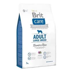 Сухий корм Brit Care Adult Large Breed Lamb & Rice 3 кг для дорослих собак великих порід (вагою від 25 кг)