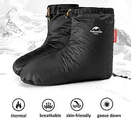 Черевики на гусячому пуху Naturehike NH18S023-T, розмір S, чорні - мініатюра 3
