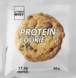Набір печива протеїнового Craft Whey: Nuts Mix + Oatmeal + Coconut 180 г (3 шт.  х  60 г) - мініатюра 4
