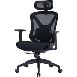 Офісне крісло Officepro Atlas OC630-B-B-B Black [148898] - мініатюра 2