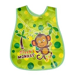 Слинявчик клейончастий "Silly monkey" MGZ-0605-17 на липучці