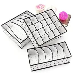 Набір органайзерів для білизни Supretto, в горошок, 3 шт. (57220001)