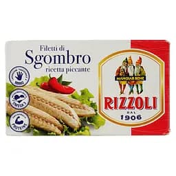 Скумбрія Rizzoli пікантна з червоним перцем 90 г