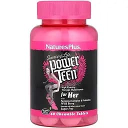 Вітамінно-мінеральний комплекс Nature's Plus Power Teen Hers Chewable 60 tabs (1086-2022-10-2865)