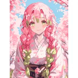 Картина за номерами Santi Demon Slayer Mitsuri Kanroji 30х40 см (955042)