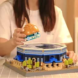 Конструктор архітектура  Wange 3D Купол Скелі   Dome of the Rock  5243 Ієрусалим  3Д ,983 деталі - мініатюра 5