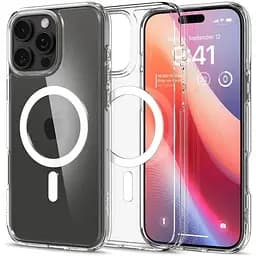 Прозорий чохол Spigen Ultra Hybrid MagSafe White для iPhone 16 Pro (ACS08129)