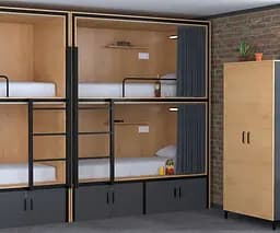 Двоярусне ліжко з обшивкою Loft Design