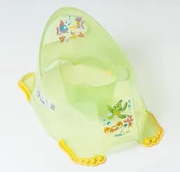 Детский горшок АКВА с противоскользящей резиной Зеленый