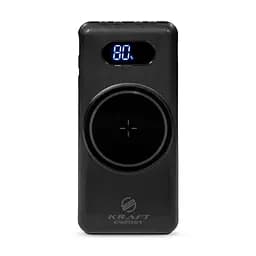 Повербанк 10000mAh Power Bank Kraft KPB-1110W Black беспроводная зарядка (43-00099)
