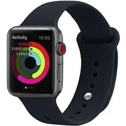 Ремінець Uwatch Silicone Strap for Apple Watch 42/44 mm Blue Cobalt