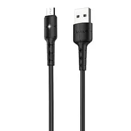 USB Cable Hoco X30 Star MicroUSB Black 1.2m