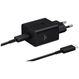 Сетевое зарядное устройство Samsung 45W + Cable USB-C to USB-C Black (EP-T4511XBEGEU) [106057]