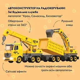 Автоконструктор Otamanko 3-в-1 Будівельна служба Кран - мініатюра 2