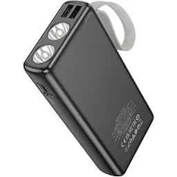 Зовнішній акумулятор Hoco J129A Nature 20000mAh 10W Black [117333] - мініатюра 3