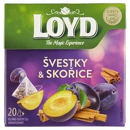 Чай фруктовий Loyd Plum&Cinnamon Слива та кориця 40 г (20 шт. х 2 г) - мініатюра 2