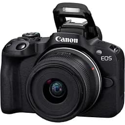 Бездзеркальний фотоапарат Canon EOS R50 Creator Kit RF-S 18-45mm f4.5-6.3 IS STM Black (5811C036) UA [140466] - мініатюра 2