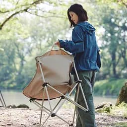 Стілець складаний Naturehike Stellaluna T01 CNH23JU13002, S, бежевий - мініатюра 9
