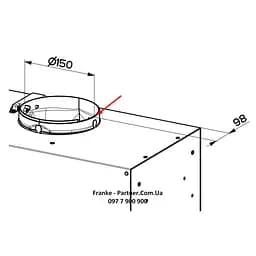 Витяжка вбудована Franke Box Flush EVO FBFE BK MATT A70 (305.0665.365) - мініатюра 3