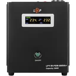 ДБЖ з правильною синусоїдою 12V LPY-W-PSW-800VA+ (560Вт) 5A/15A