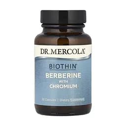 Берберин з хромом, для покращення метаболізму Dr. Mercola Biothin Berberine with Chromium 30 капсул