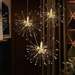 Гірлянда OK Led штора Fire Work 450 led 5 гілок бахрома світлодіодна