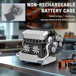 Конструктор двигун Mould King BMW  S55 Inline-6 Engine моторизований дитячий мотор 744 деталей - мініатюра 8