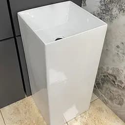 Умивальник підлоговий VBI Ellera white VBI-019025, Білий - мініатюра 4