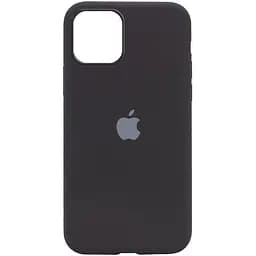 Чехол Silicone Case для Apple iPhone 12/12 Pro (Black) АА [51045]