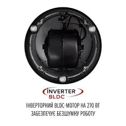 Витяжка острівна Perfelli Design Isola 35 Nero Silenzio - мініатюра 7