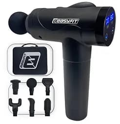 Перкуссионный массажер для спины EasyFit Vibe 6 насадок, 30 режимов (EF-2072)