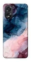 Чехол Demsky Розово-голубые разводы для Oppo A38