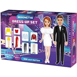 Настольная магнитная игра Magdum Magnetic dolls магнитная кукла и 27 магнитов ML4032-09 EN  