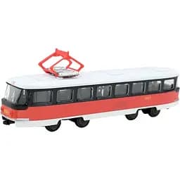 Іграшка Трамвай Автопром 6411ABD Біло-червоний shop (6988600091113)