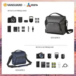 Сумка Vanguard Vesta Aspire 21 Gray (Vesta Aspire 21 GY) - мініатюра 6