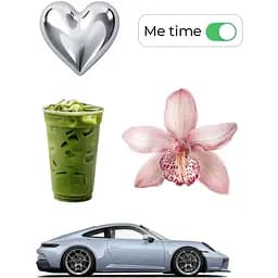 Стікерпак Cobart 3Д "Me time"