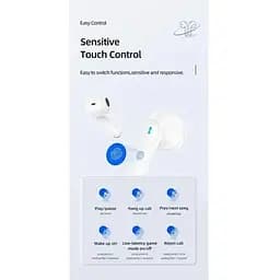 Навушники бездротові Usams TWS NX10 Bluetooth 35/320 mAh 5h рожеві - мініатюра 5