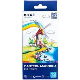 Пастель масляна Kite Classic 12 шт (K-071)
