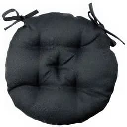 Подушка Прованс Leon на стілець d-40 см графіт (38928)