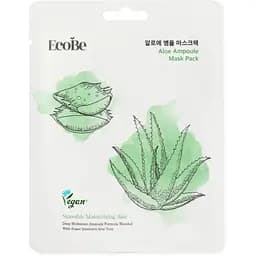 Маска для лица EcoBe Aloe Ampoule Mask Pack с алоэ тканевая 25 мл (944267)