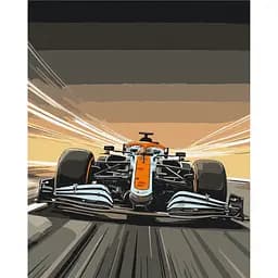 Картина за номерами на підрамнику Brushme Мить прискорення